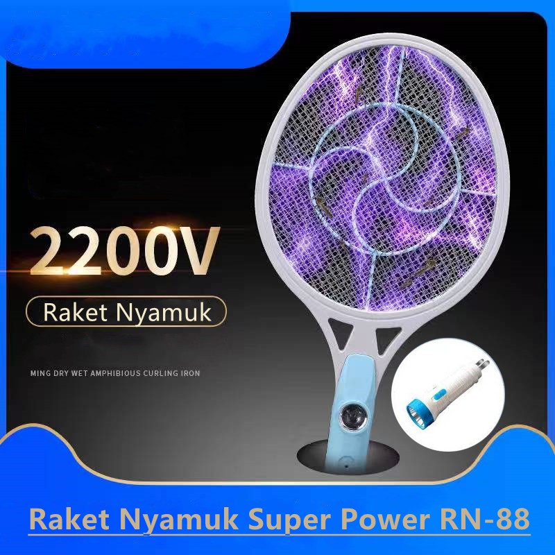 Raket Nyamuk Lampu Led Recharger LED Raket Nyamuk Charger