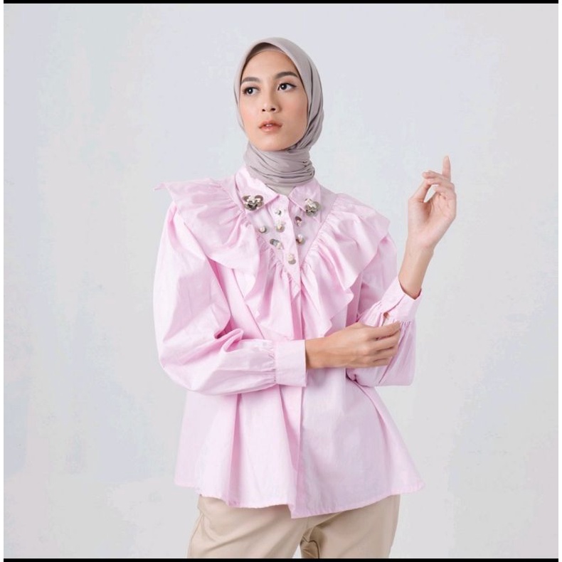 Jenna & Kaia- Bria Top Powder Pink