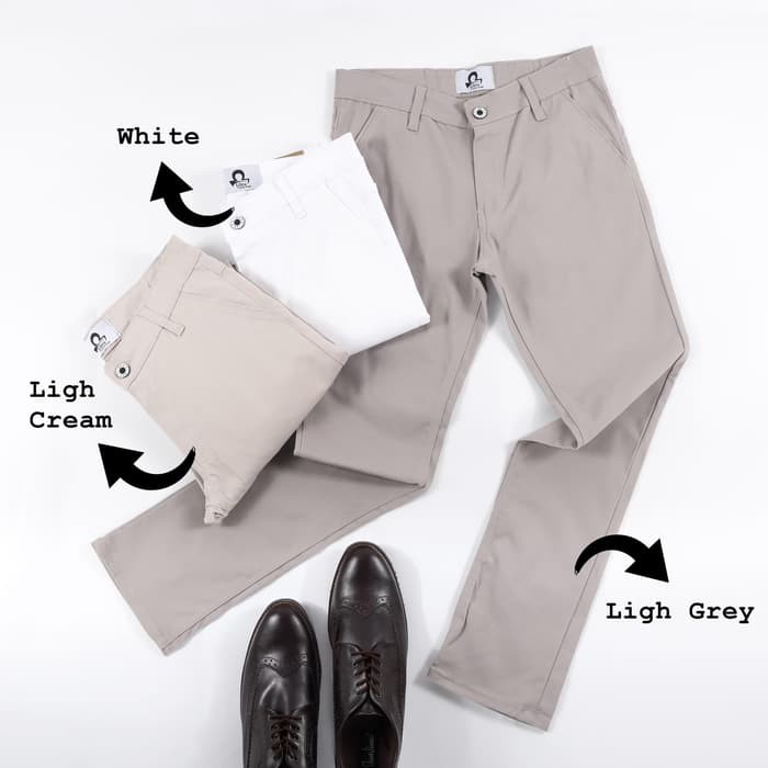 Celana Chinos Formal Pria-Stanley Adam Original Slimfit/Strech Ch 6564AK  Panjang / Kerja - Black,