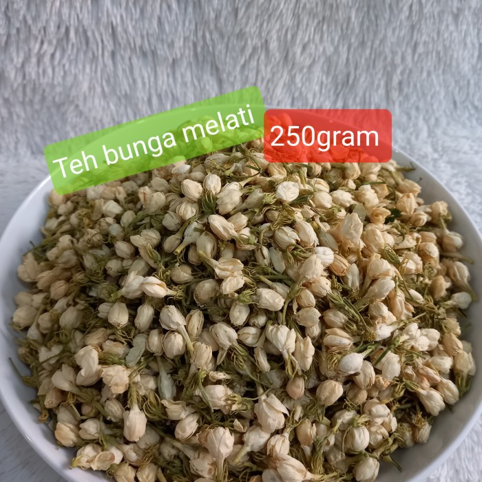 

Teh Bunga Melati Kering 250gram/ Jasmine Flower Tea/ Dried Jasmine Tea