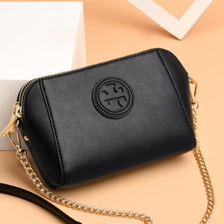 Tas Selempang Tory Burch Mini Tali Rantai Mix Kulit Import –MJK.15Jl22g