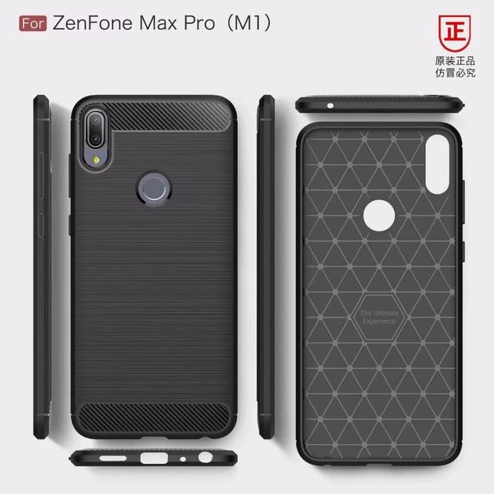 Case Asus Zenfone Max Pro M1 - Rugged Armor - Hitam