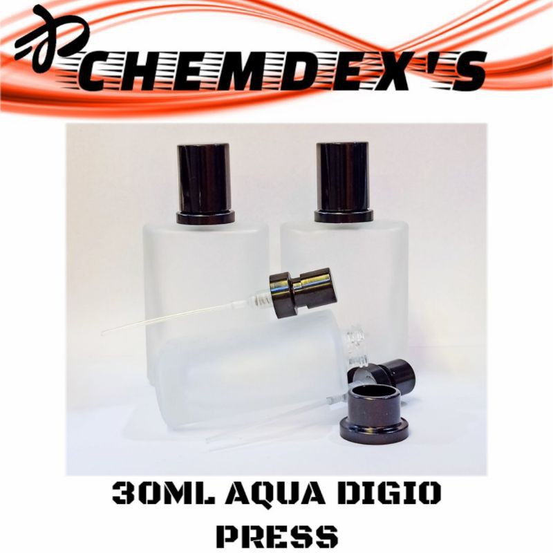 BOTOL PARFUM AQUA DIGIO// 30ML// PRESS || botol parfum 30ml || botol PRESS//perlusin