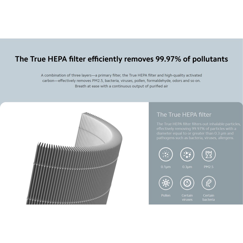 Xiaomi Mi Air Purifier 3 / 3H / 3C OLED Touch Display - Penyaring Pembersih Udara-2