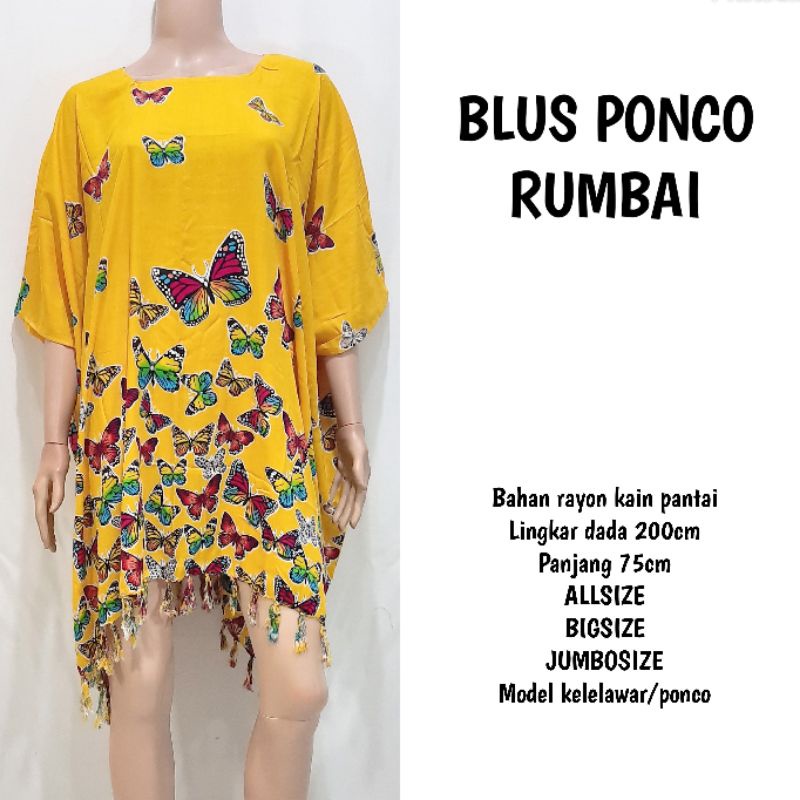 blus ponco rumbai blus kalong blus lowo blus rumbai blus jumbo