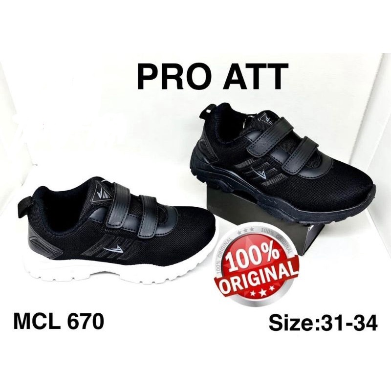 gof SEPATU PRO ATT Back To School PRO ATT PA 700V PRO ATT PI 600  PRO ATT MCL 670V Sepatu Sekolah Sepatu Anak Laki Sepatu Sekolah Laki 28/31