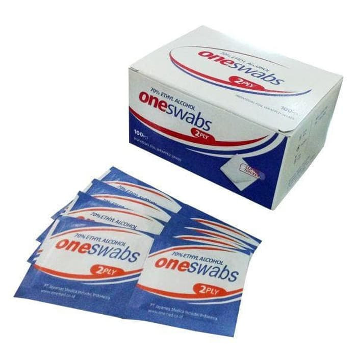 New OneSwabs 2ply OneMed, Alkohol Swab Oneswab