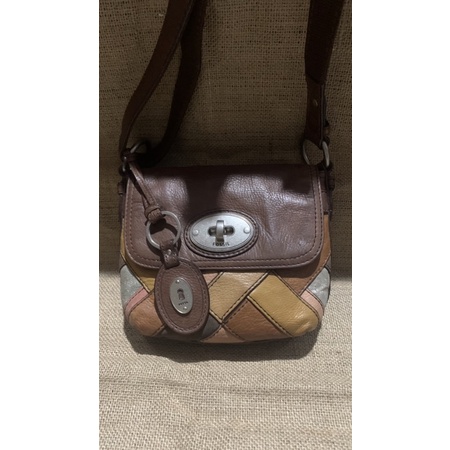 Preloved Fossil Maddox Patchwork Original