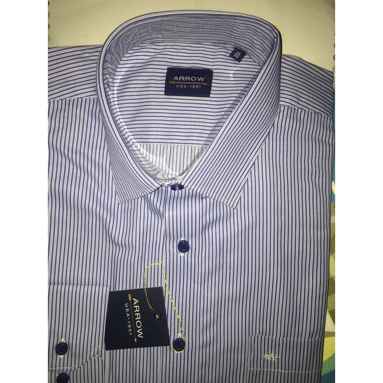 Kemeja Arrow lengan panjang size 15,5