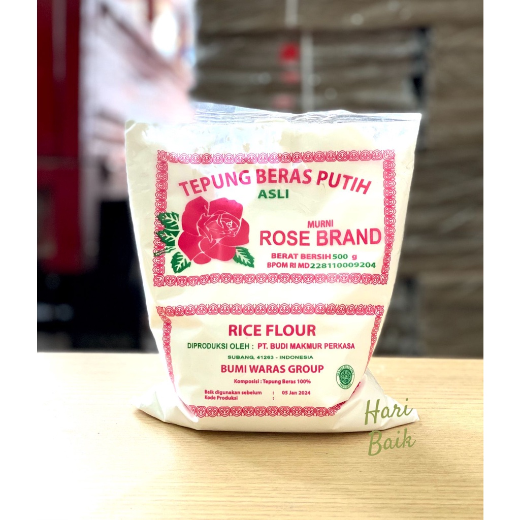 

Tepung beras Rosebrand 500gr
