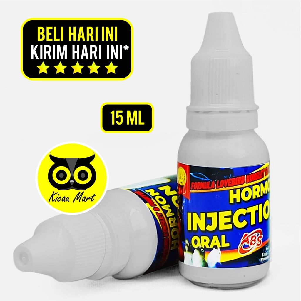 Hormon Injection ABS Vitamin Obat Penggacor Lomba Jebol Durasi Birahi Burung Lovebird LB Ngekek Konslet Gacor Fighter Durasi Panjang