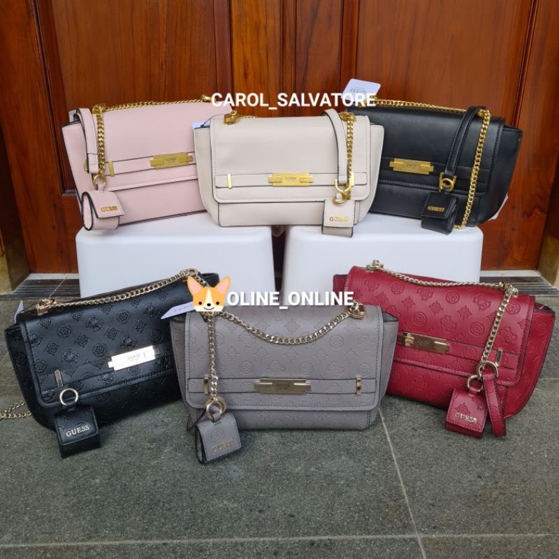 Tas gs bea big size with little pouch coin bag new arrival selempang gb kekinian wanita emboss jinji