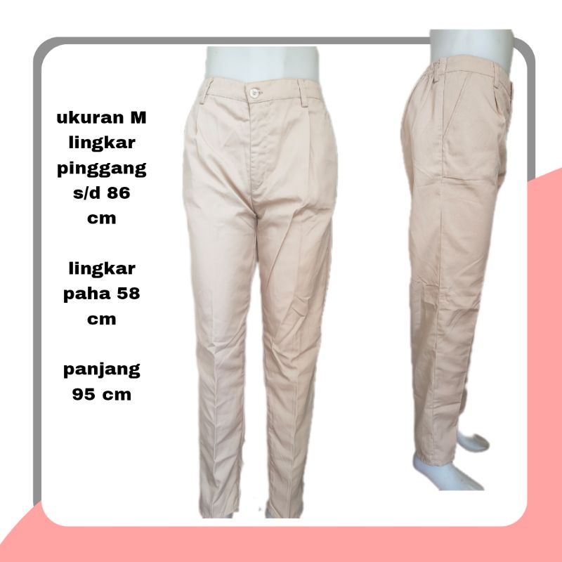 CELANA BAGGY PANTS WANITA PREMIUM BAHAN AMERICAN DRILL celana kerja fashion wanita katun tebal panjang baggy pants terbaru terkini celana cewek cewe perempuan dewasa kantor formal