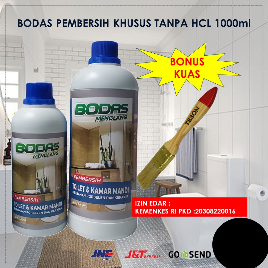 PEMBERSIH KERAK TOILET LANTAI KAMAR MANDI KERAMIK KLOSET SANGAT KUAT TIDAK PERLU DISIKAT CUKUP DIKUAS EXTRA STRONG 1000 ML