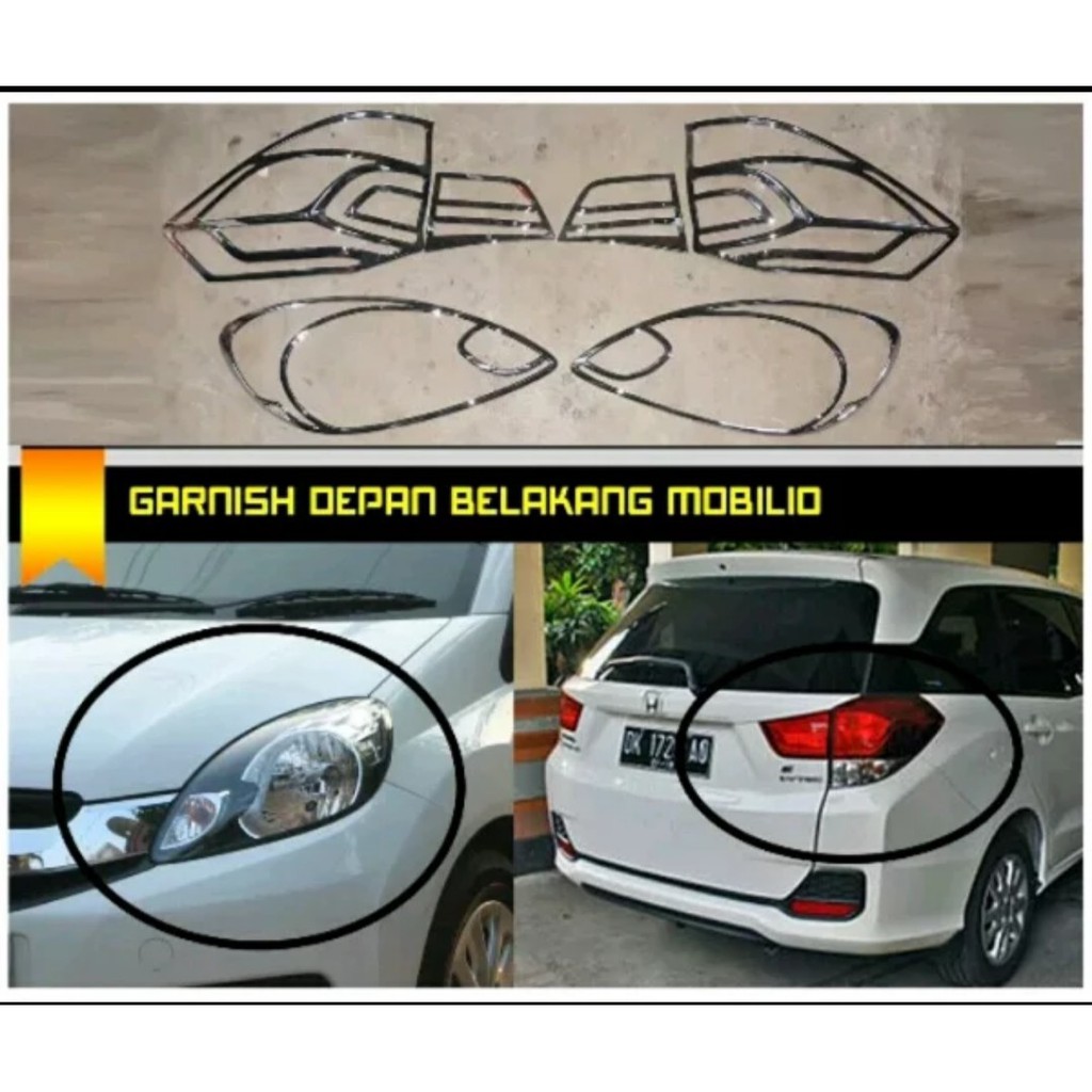 Garnish Lampu Depan Belakang Mobilio