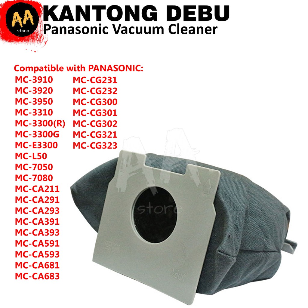 Kantong Debu/Filter Bag Vacuum Cleaner/Penyedot Debu PANASONIC Seri MC-CA291