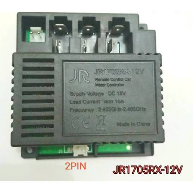 Remote plus ic receiver 12V JR1705RX mobil mainan aki