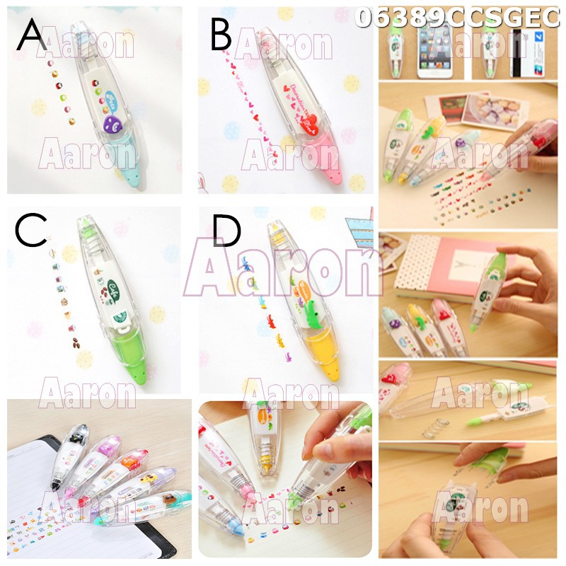 

Decoration Tape / Tip Ex Pita Dekorasi Bermotif 06389