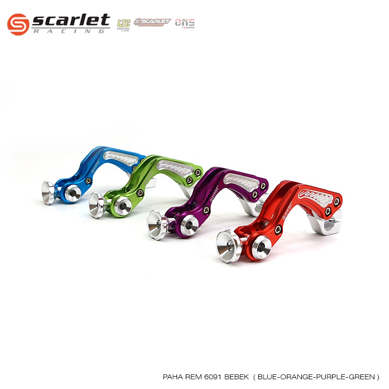 New Scarlet Racing - Paha Rem Tuas Rem Motor Bebek 6091 Matic 6092 Orange green blue purple