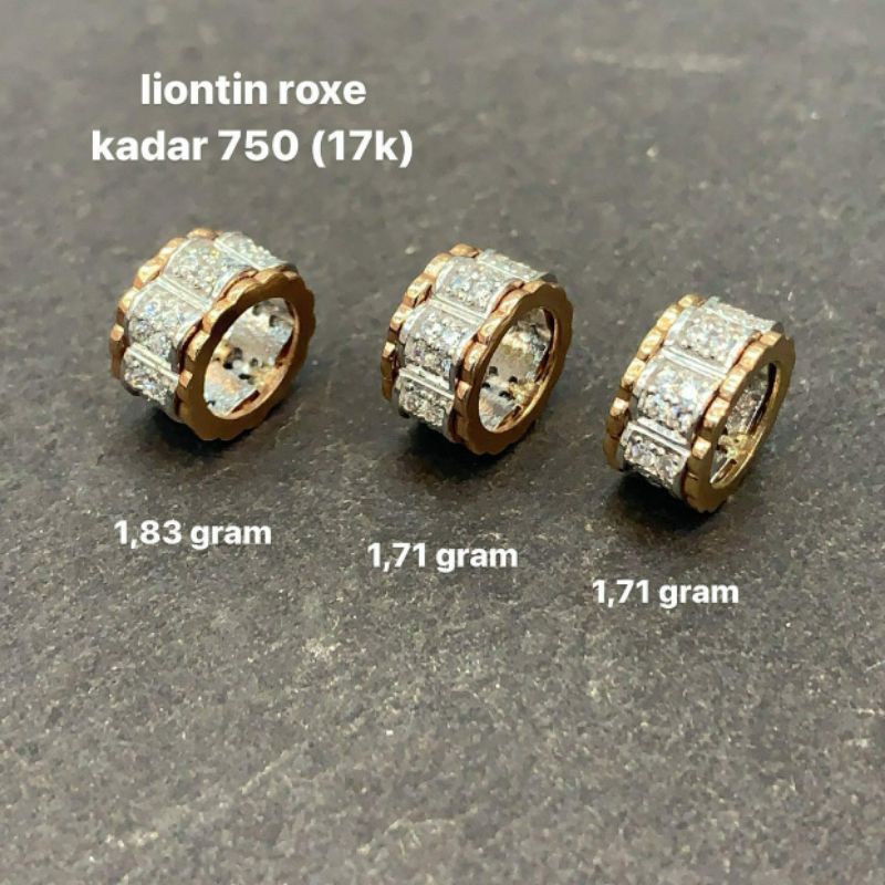 liontin amero emas kadar 750 (17k)