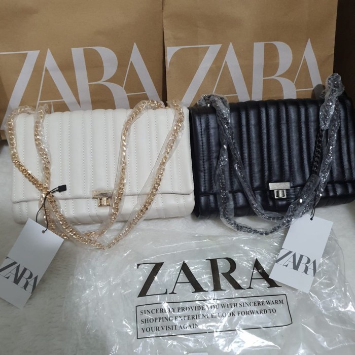 

[PROMO] Tas Zara Quilted Free Paperbag - Hitam TERMURAH