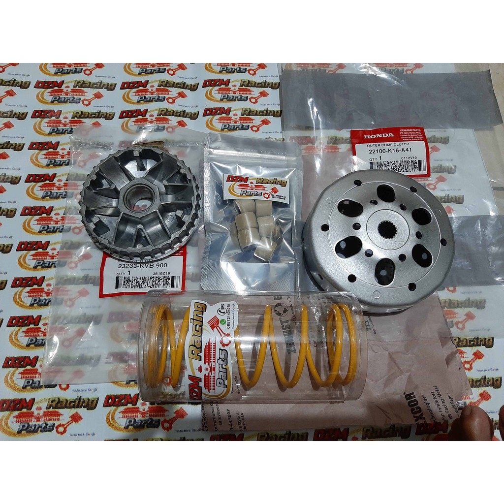 Redline Paket Lengkap Pulley Rumah Roller beat fi 2013