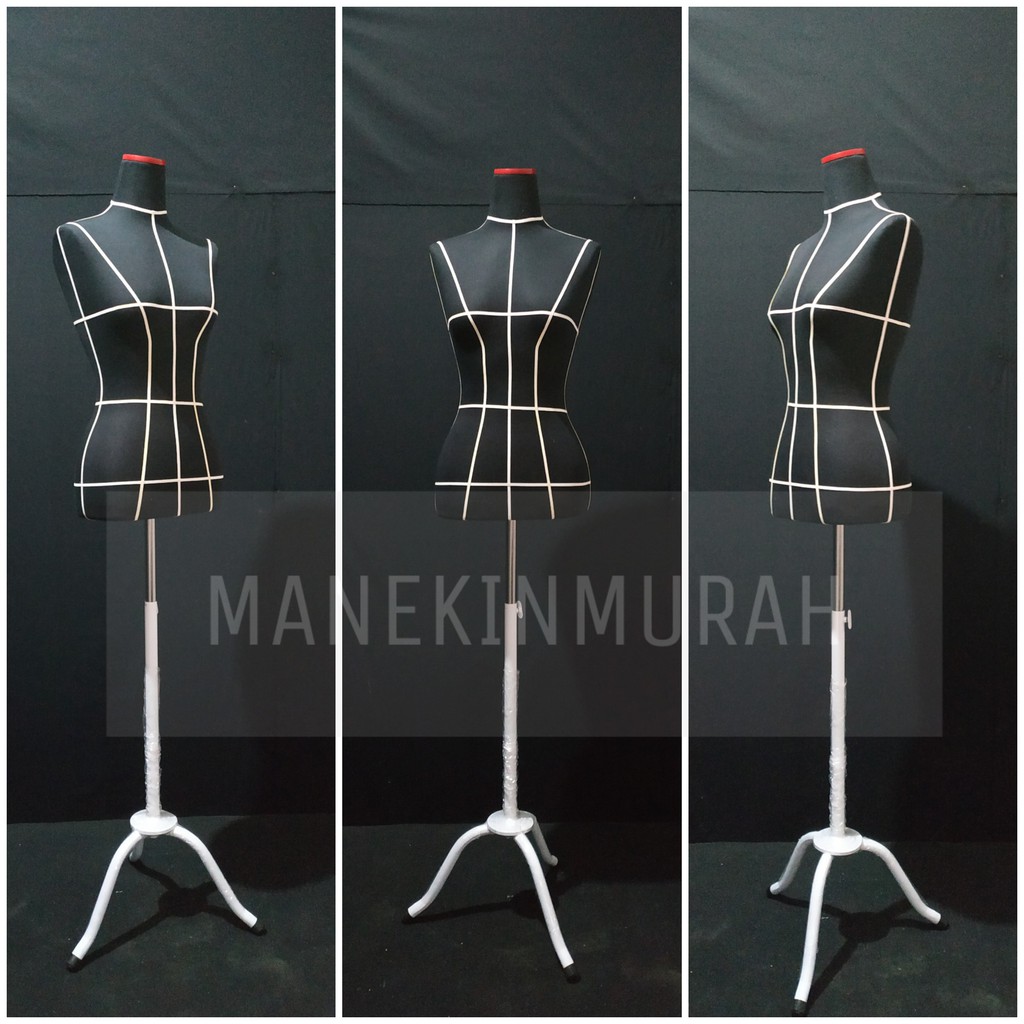 Patung Manekin Dressmaking Wanita Manekin Setengah Badan Jahit