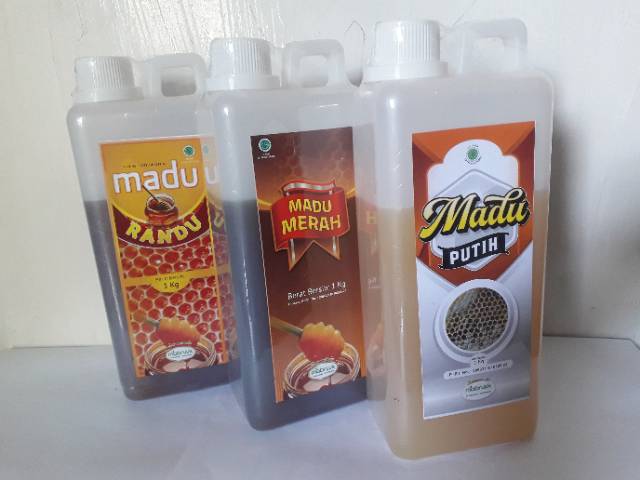Madu Randu /Merah / Putih  Mabruuk 1Kg Original