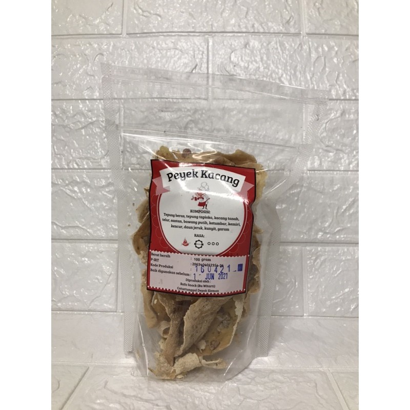 

Peyek kacang 100gr