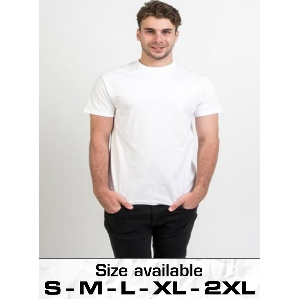 NSA New States Apparel 5400 Kaos Polos Heavy Cotton 20s White