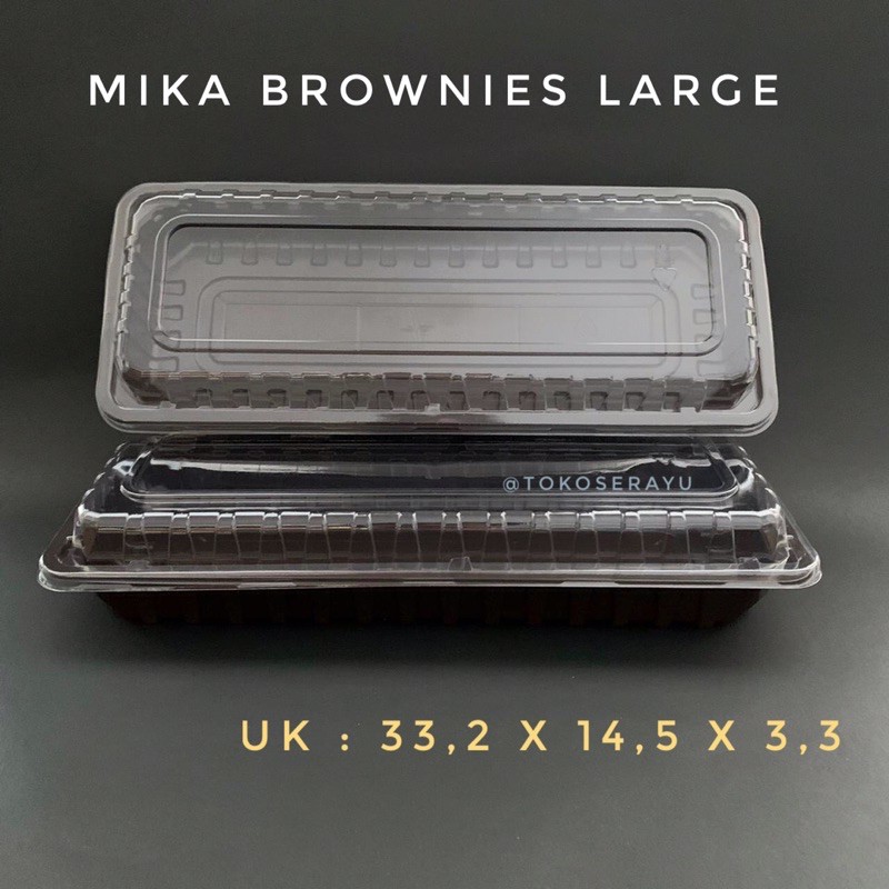 mika brownies large starindo / tray brownies
