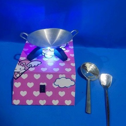 mainan anak masak masakan kompor LED