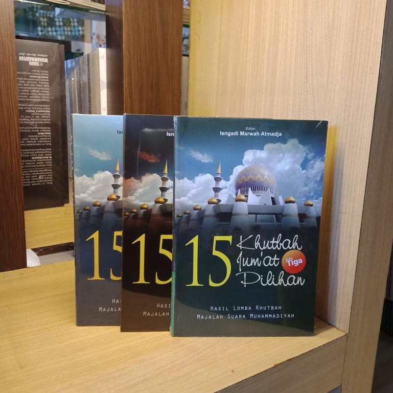 PAKET  15 Khutbah Jum 'at Pilihan Jilid 1, 2, 3 / Buku Muhammadiyah / Buku Khutbah Jumat