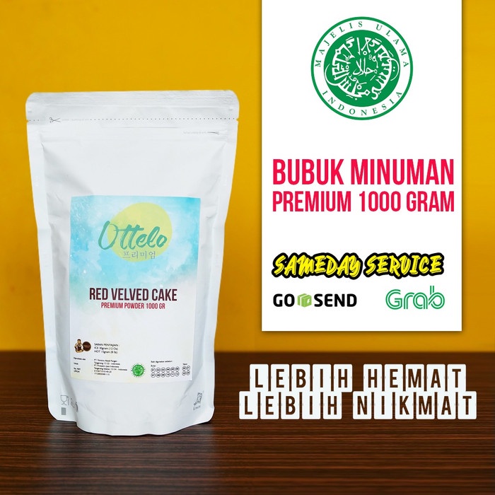 

Lainnya-Minuman-Bubuk- Ottelo Red Velvet Powder 1 Kg -Bubuk-Minuman-Lainnya.