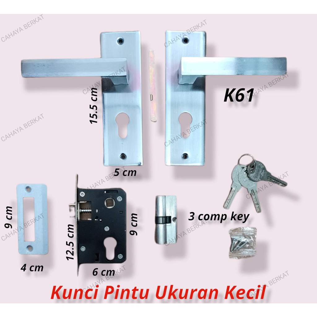Handle Kunci Pintu / Pegangan Ukuran Kecil PROMO TERMURAH