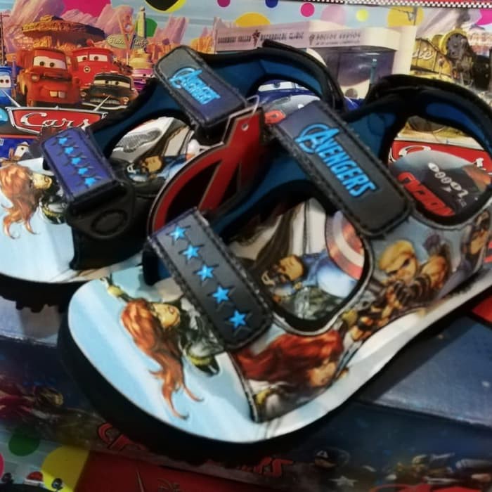 sendal gunung anak laki laki karakter avengers/sendal gunung anak laki  DA0099