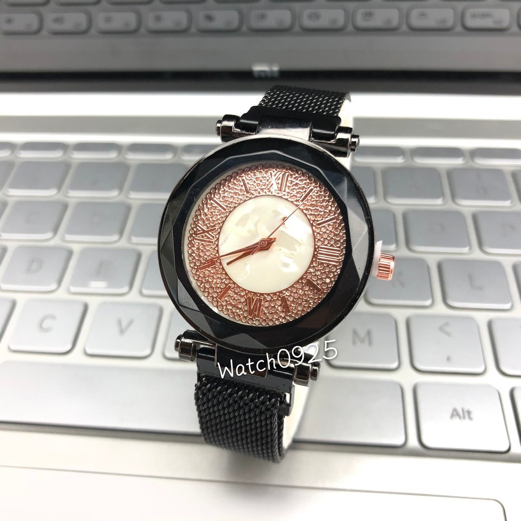 ✅COD JAM TANGAN WANITA ANALOG  RANTAI MAGNET DIAMON IMPORT MURAH GROSIR Watch