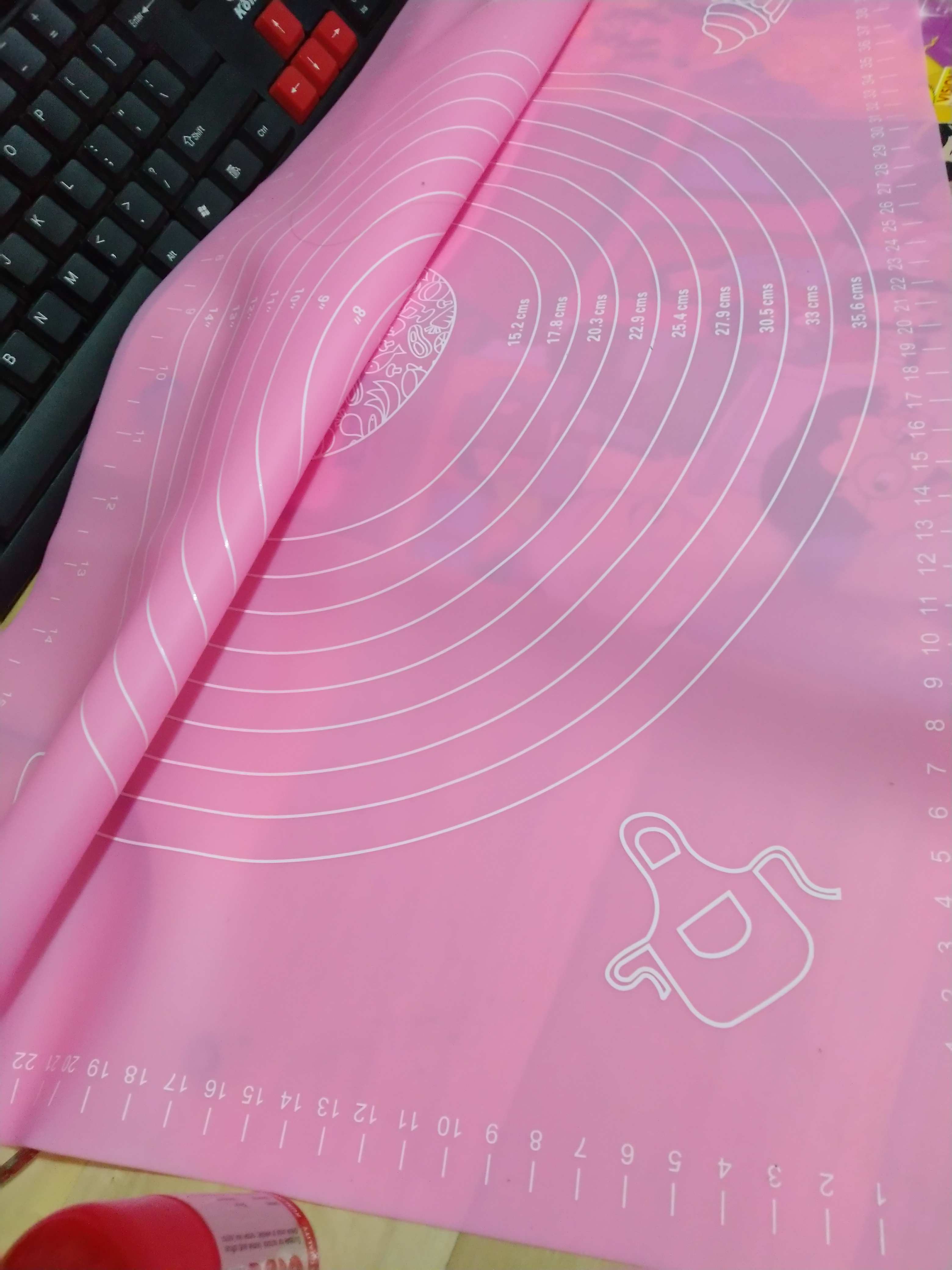 Alas Adonan Kue Silikon Large Medium Martabak Roti Pizza Anti Lengket Peralatan Baking