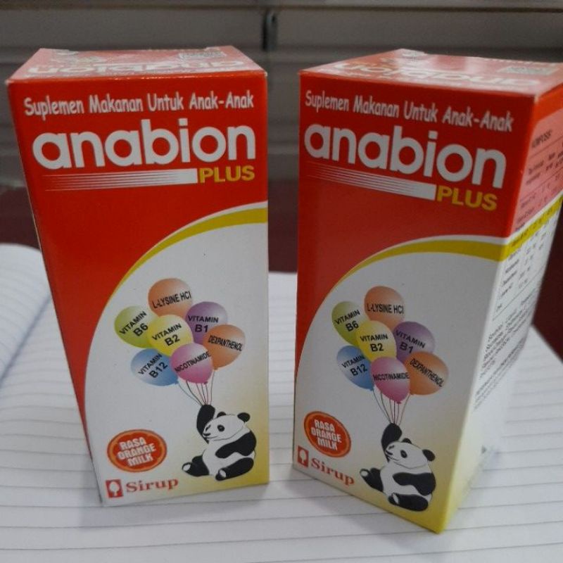 ANABION PLUS Sirup, ANABION 60 ml, anabion sirup, anabion suplemen makanan anak