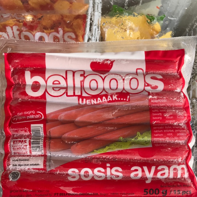 

Sosis ayam belfoods 500gr