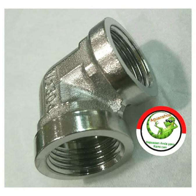 Elbow 1/2 Inch (D) X 1/2 Inch (D) Stainless Steel Tebal <