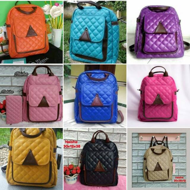 Tas Ransel Naisha My qeena Tas selempang
