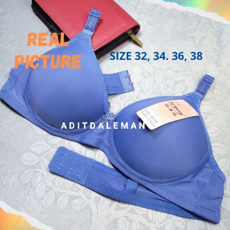 grosir 12 pcs bh ff huang remaja busa kait 2 termurah | bra bh remaja polos tanpa kawat