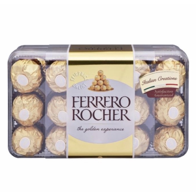 FERRERO ROCHER T30 375g - Coklat Ferrero Rocher T30 Cokelat Chocolate Hazelnut