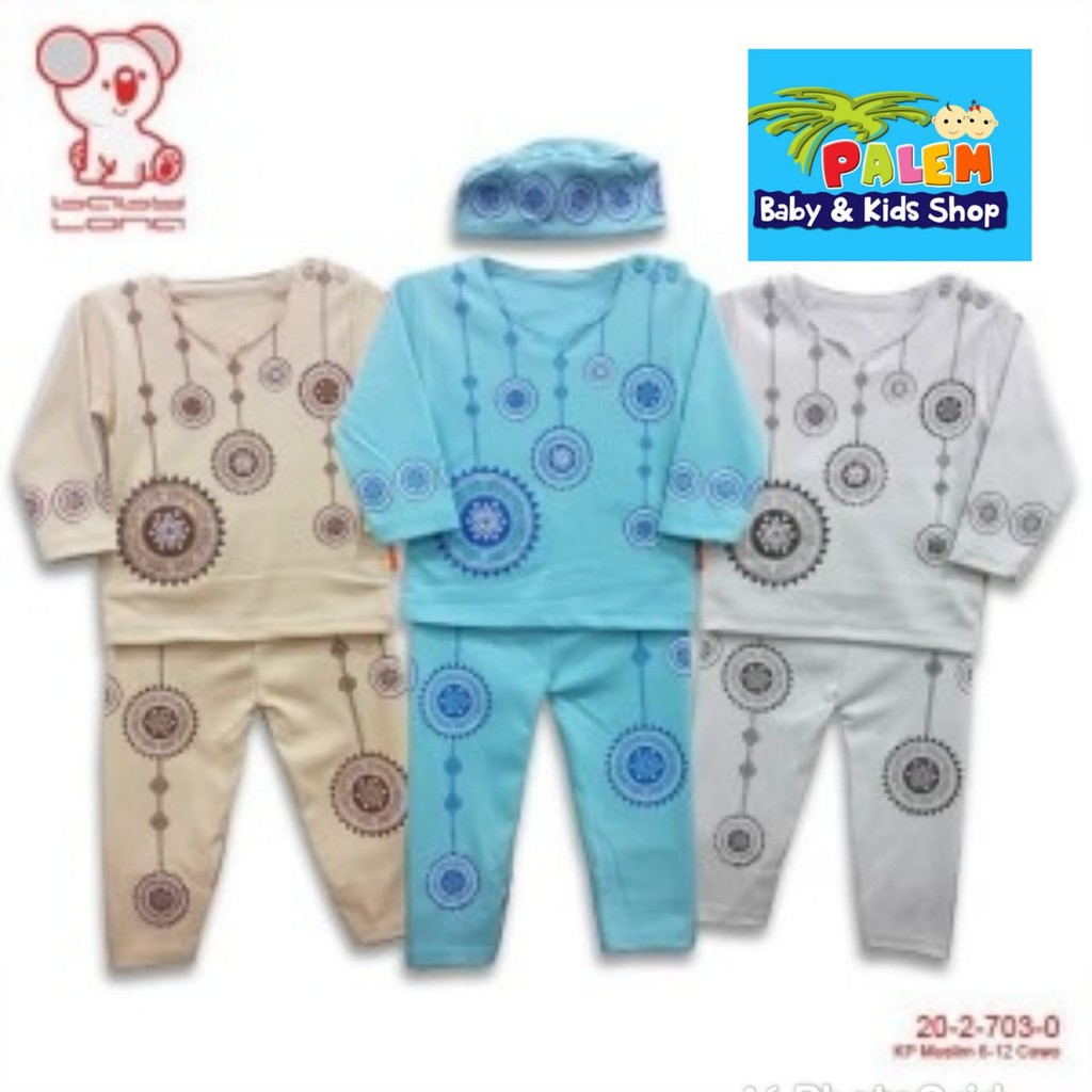 baby lona baju koko anak muslim terbaru ukuran m &amp; l 2027030