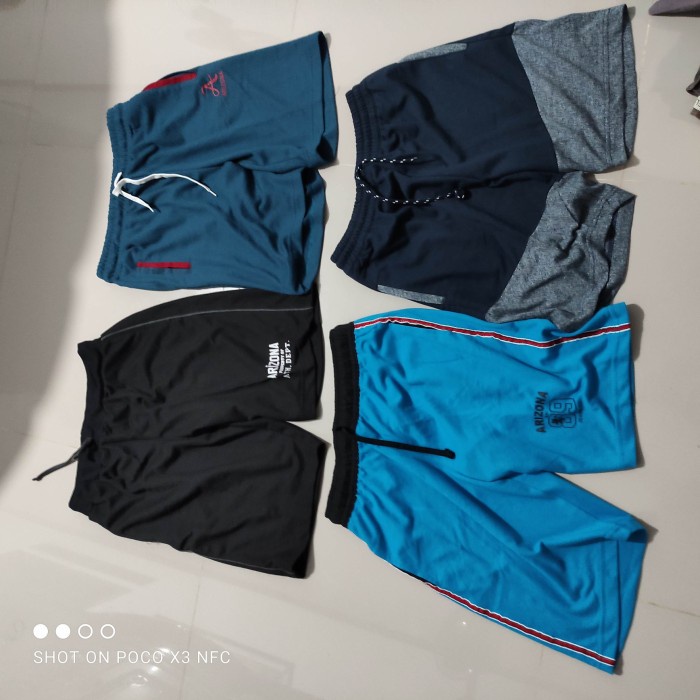 Celana Pendek celana pendek pria celana kolor arizona/nevada murah - chat admin, L (max 75kg) (L3N7)