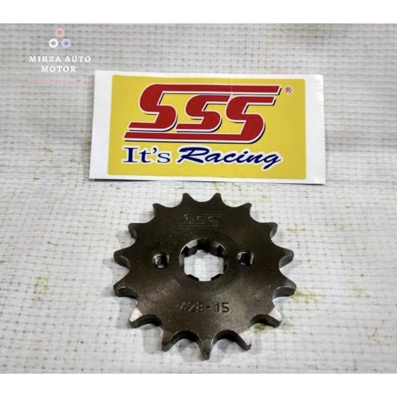 Gear Depan SSS Supra X 125 / Karisma / Supra X Size 428 13T 14T 15T