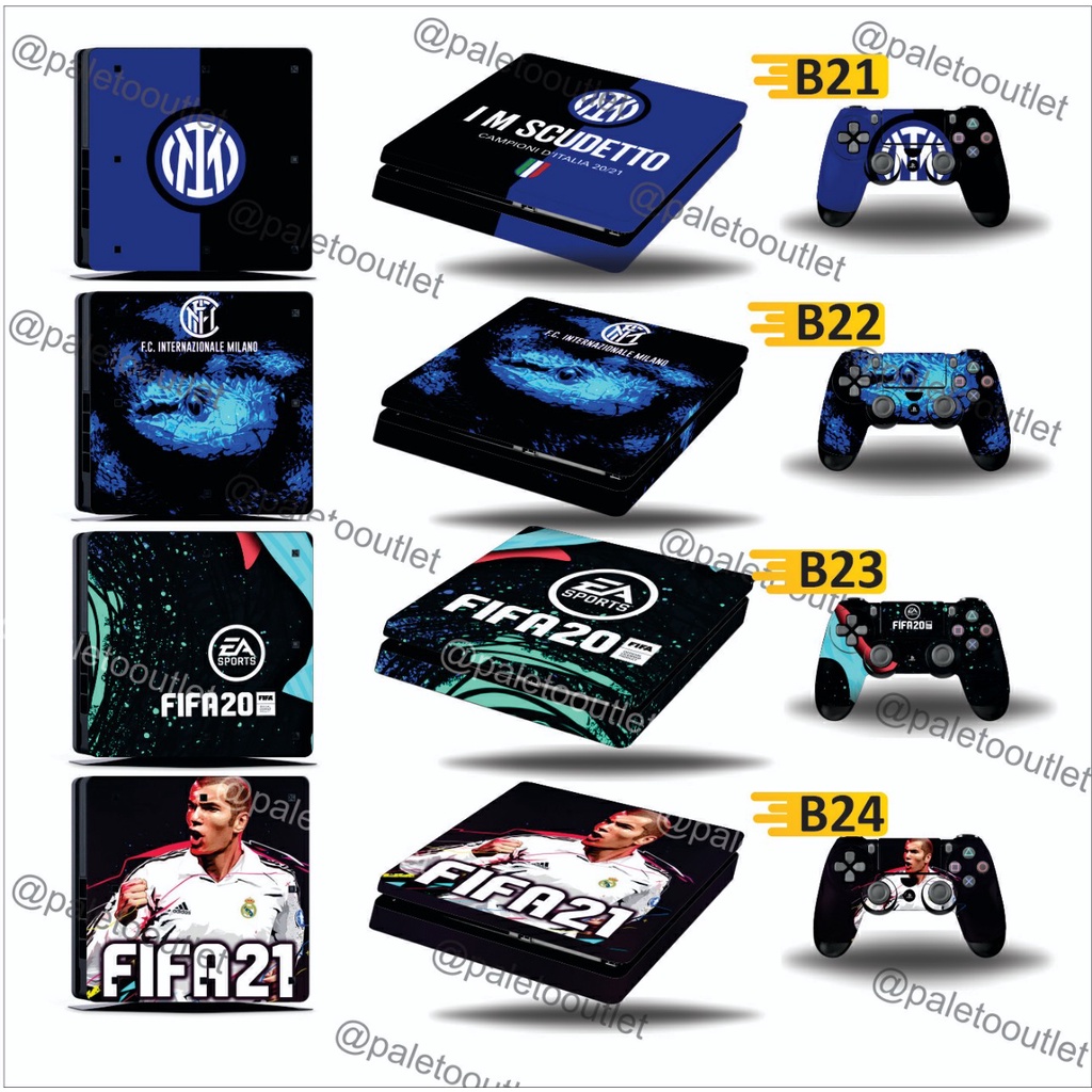 Sticker garskin ps4 fat ps4 slim ps4 pro klub bola