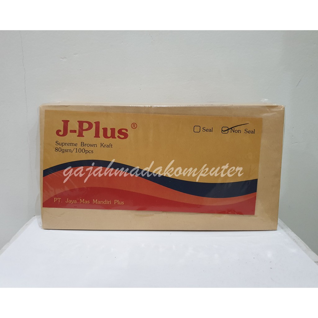 

Amplop Kertas Coklat Samson B merk J Plus - 14 X 27 Cm isi 100pcs