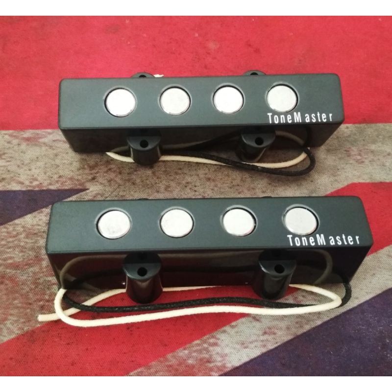 Pickup Bass Jazz Bass Tone Master Alnico Model Quarter Pound Neck Bridge 4 Senar